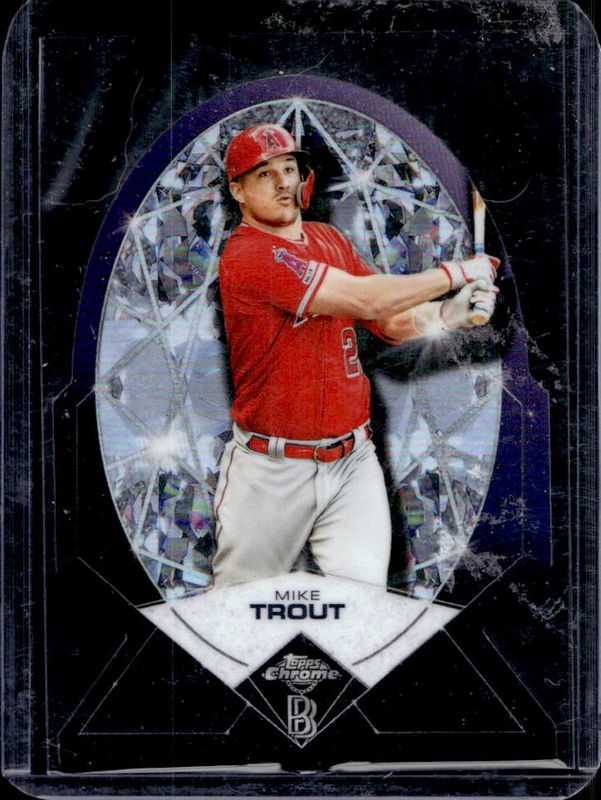 Mike Trout 2020 Topps Chrome Ben Baller Edition #BDC-1 Ben's Diamonds die-cut RAW