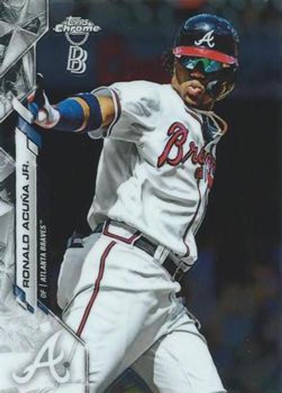 Ronald Acuna Jr. 2020 Topps Chrome Ben Baller Edition #112 Base RAW
