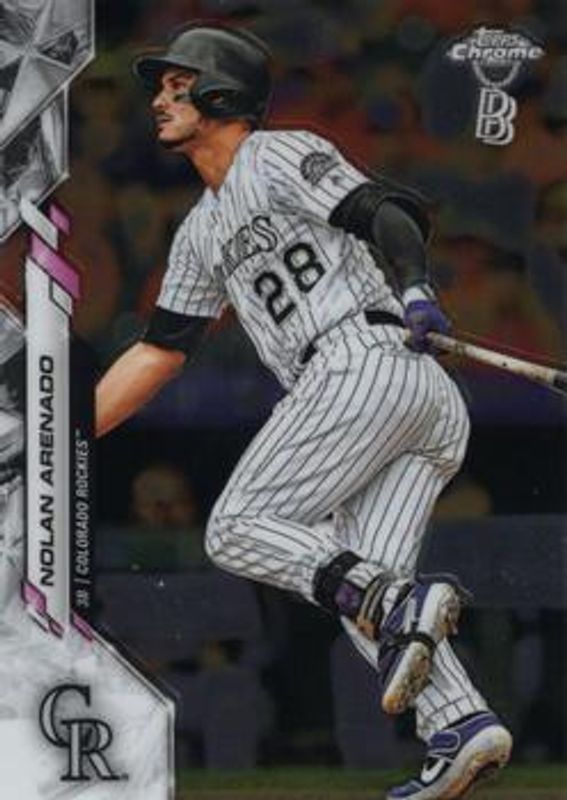 Nolan Arenado 2020 Topps Chrome Ben Baller Edition #174 Base RAW