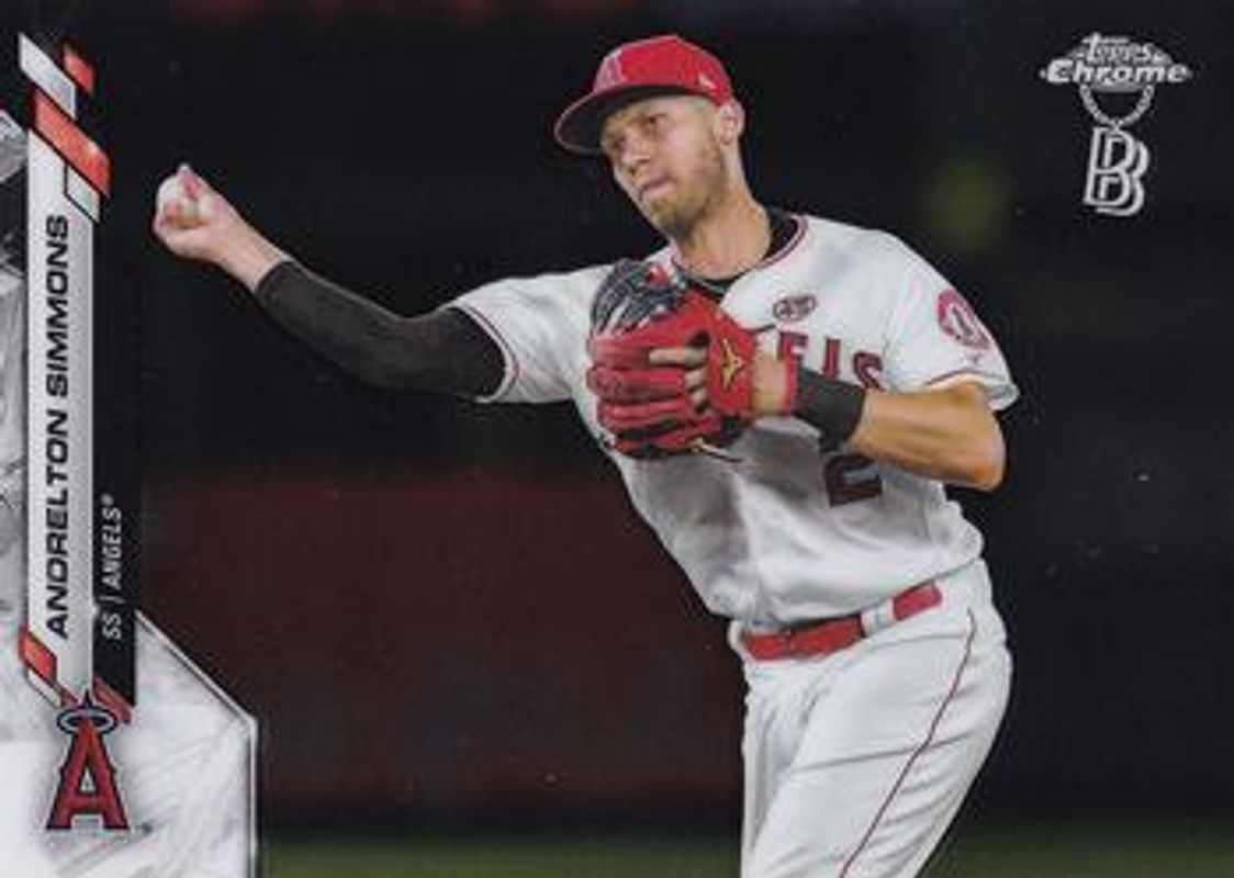 Andrelton Simmons 2020 Topps Chrome Ben Baller Edition #72 Base RAW