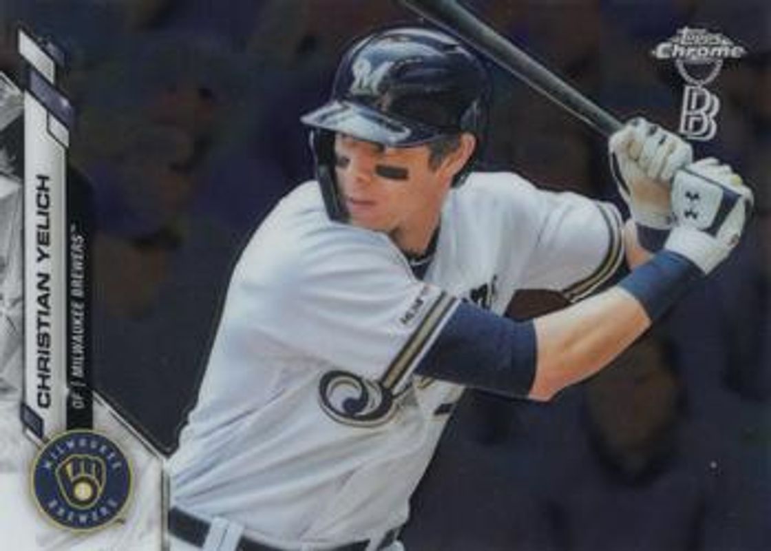 Christian Yelich 2020 Topps Chrome Ben Baller Edition #138 Base RAW