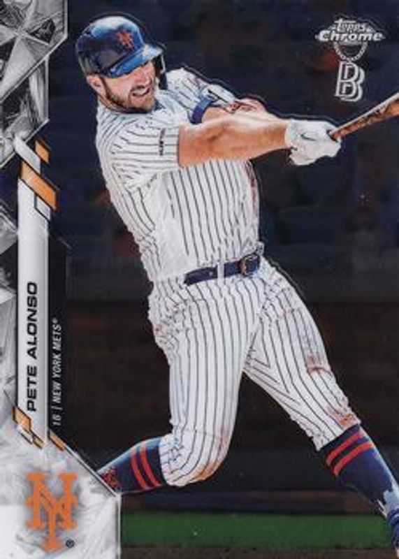 Pete Alonso 2020 Topps Chrome Ben Baller Edition #80 Base RAW