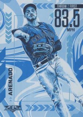 2020 Topps Fire #AA-5 Arms Ablaze - Blue Chip