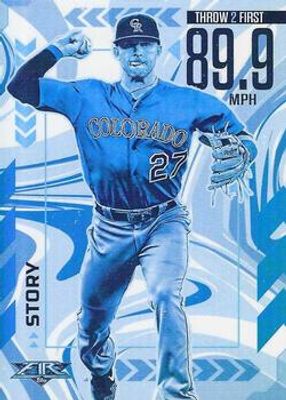 2020 Topps Fire #AA-3 Arms Ablaze - Blue Chip