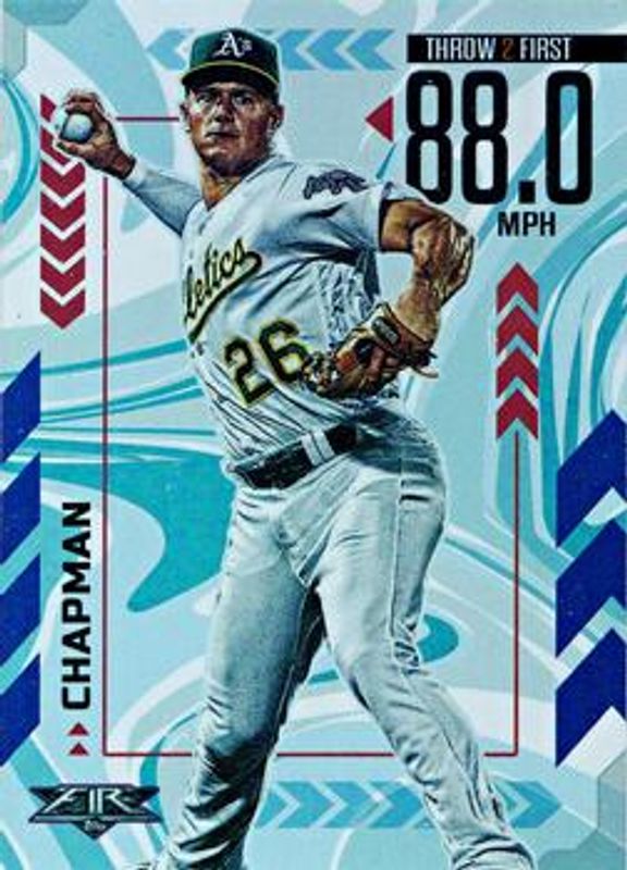 Matt Chapman 2020 Topps Fire #AA-12 Arms Ablaze RAW