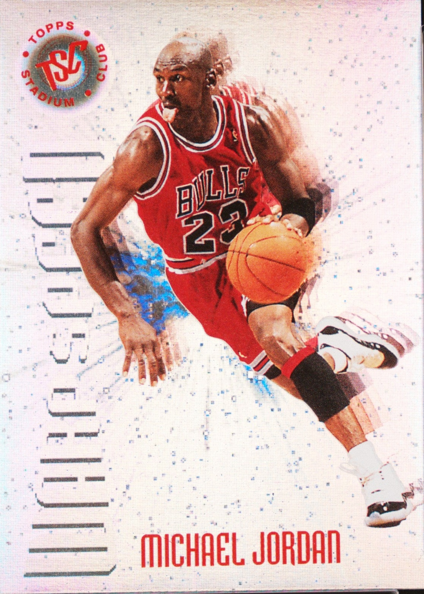 Michael Jordan 1995 Topps Stadium Club #WS1 Warp Speed Price Guide