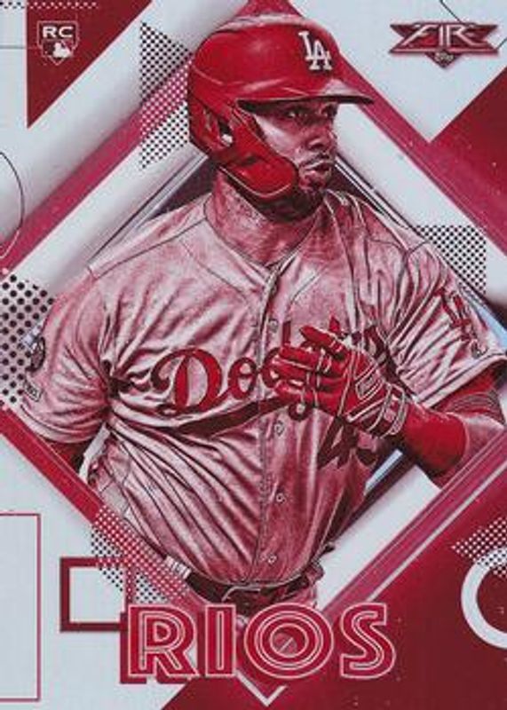 2020 Topps Fire #167 Red Blaze