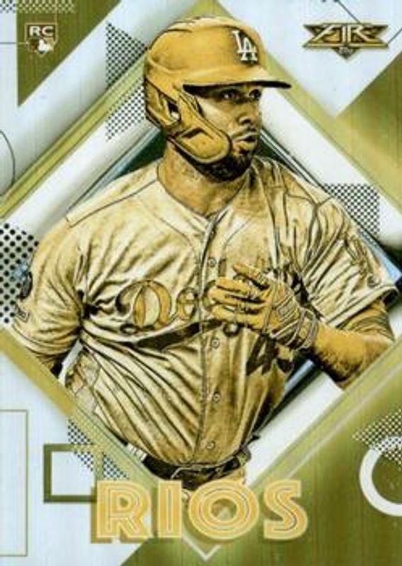 2020 Topps Fire #167 Gold Minted