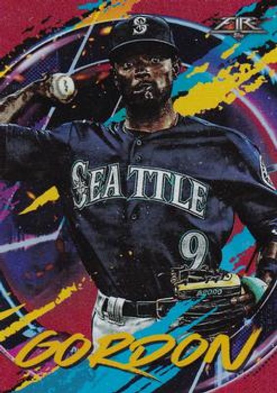 Dee Gordon 2020 Topps Fire #92 Flame RAW