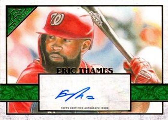 2020 Topps Gallery #90 Autographs - Green /99