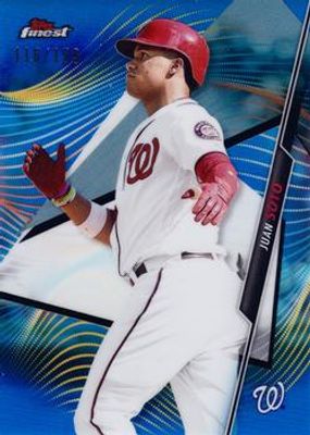 2020 Topps Finest #14 Blue Refractor /150