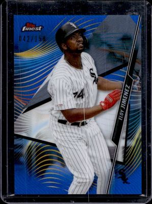2020 Topps Finest #57 Blue Refractor /150