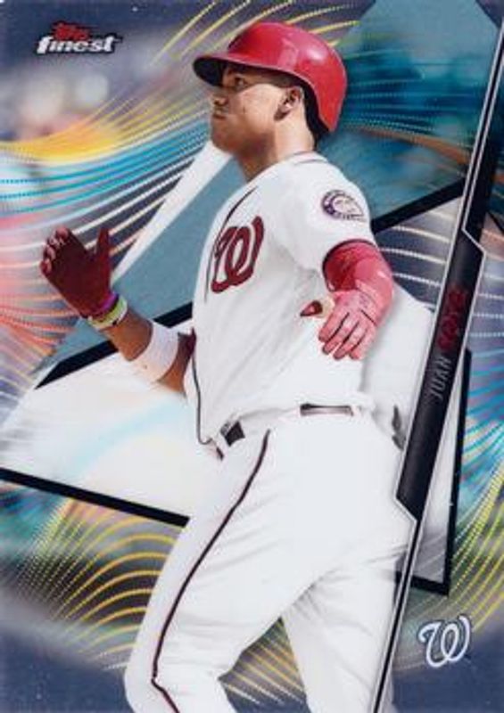 Juan Soto 2020 Topps Finest #14 Base RAW