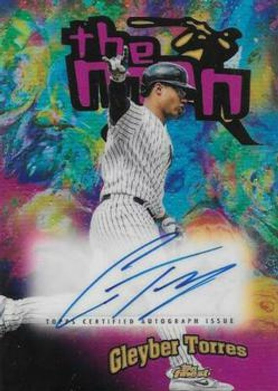 Gleyber Torres 2020 Topps Finest #FTMA-GT 1998 The Man Autographs /99 RAW