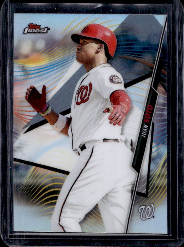 Juan Soto 2020 Topps Finest #14 Refractor RAW