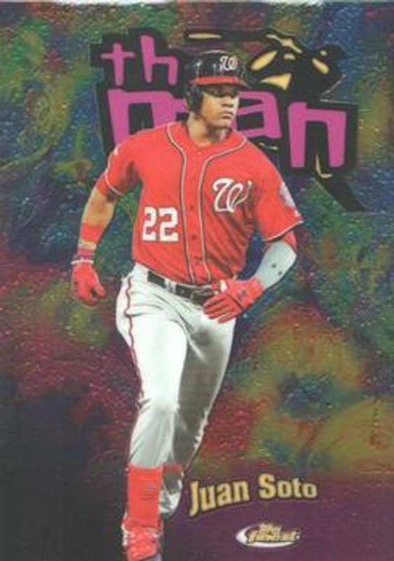 Juan Soto 2020 Topps Finest #FTM-7 1998 The Man RAW