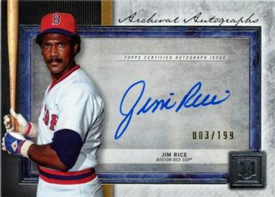 2020 Topps Museum Collection #AA-JRI Archival Autographs /299