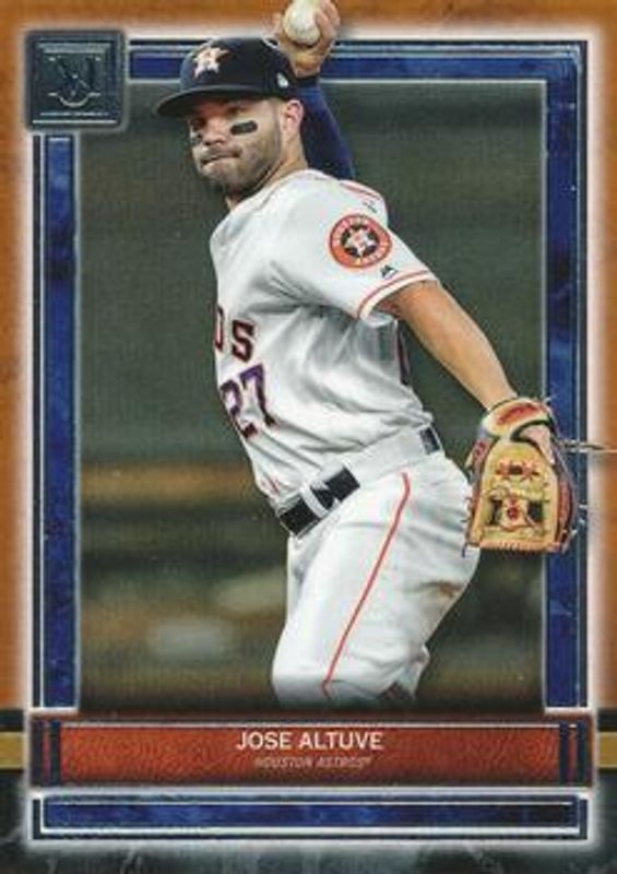 Jose Altuve 2020 Topps Museum Collection #97 Copper RAW