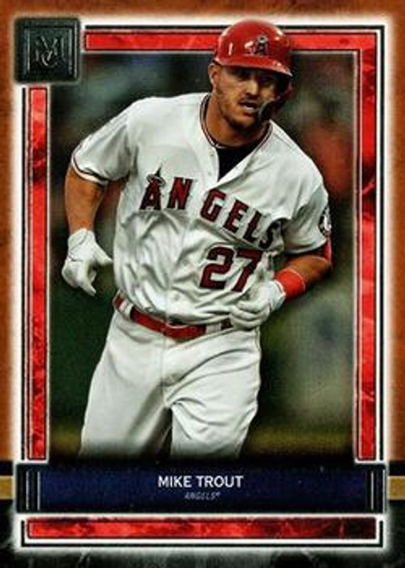 Mike Trout 2020 Topps Museum Collection #24 Copper RAW