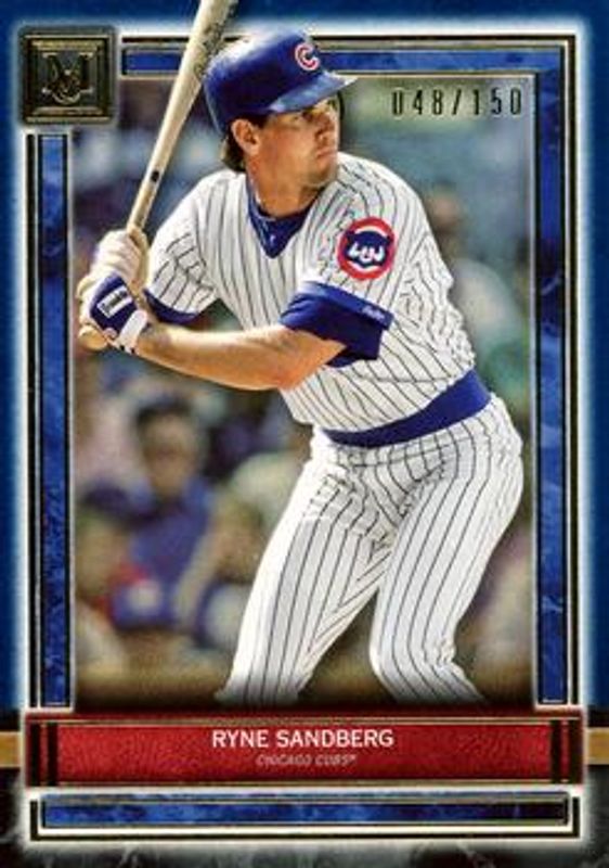 Ryne Sandberg 2020 Topps Museum Collection #30 Sapphire /150 RAW