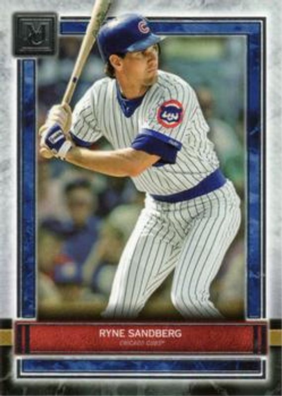 Ryne Sandberg 2020 Topps Museum Collection #30 Base RAW