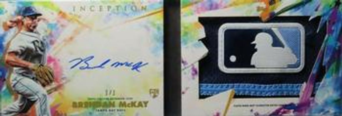 2020 Topps Inception #IMLP-BM Autographed MLB Silhouetted Batter Logo Patch Book /1