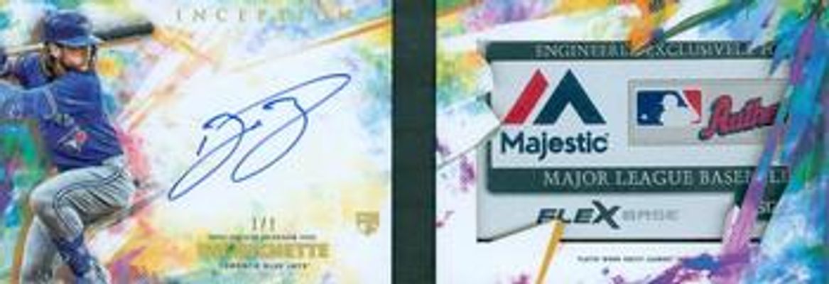 2020 Topps Inception #IALT-BB Autographed Laundry Tag Book /1