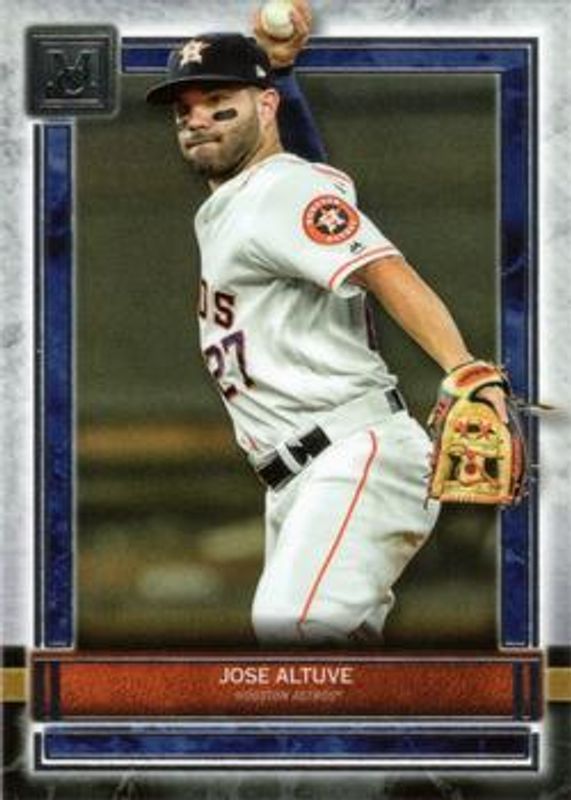 Jose Altuve 2020 Topps Museum Collection #97 Base RAW