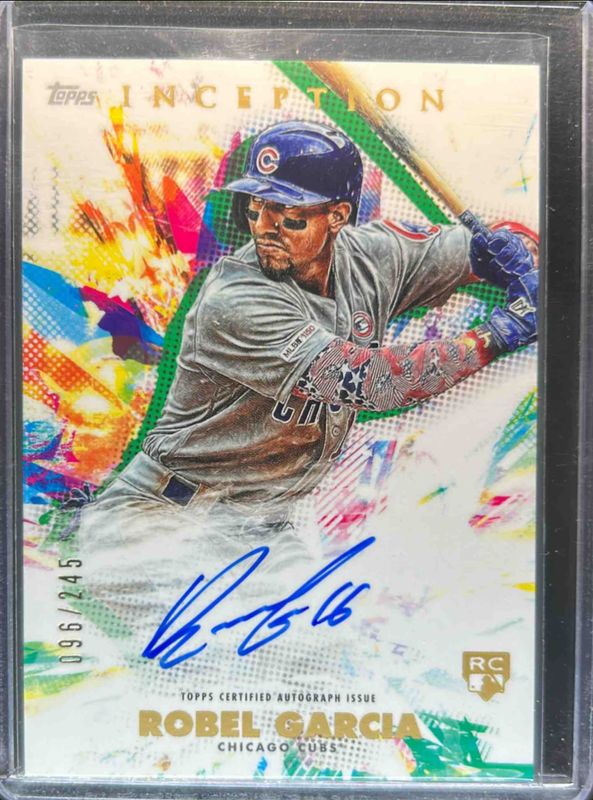 Robel Garcia 2020 Topps Inception #RESA-RG Rookies & Emerging Stars Autographs /245 RAW