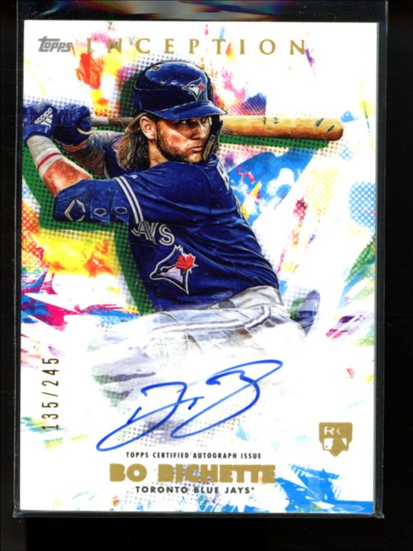 Bo Bichette 2020 Topps Inception #RESA-BBI Rookies & Emerging Stars Autographs /245 RAW