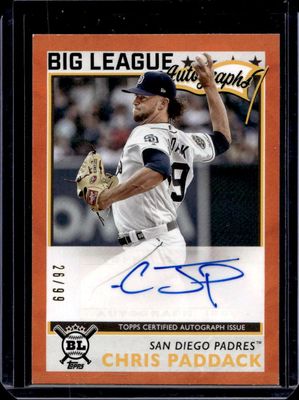 2020 Topps Big League #BLA-CP Autographs - Orange /99