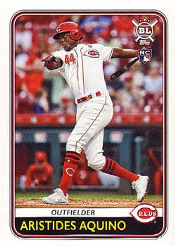 Aristides Aquino 2020 Topps Big League #107 Base Rookie RAW