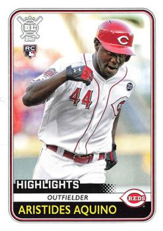 Aristides Aquino 2020 Topps Big League #298 Base Rookie RAW