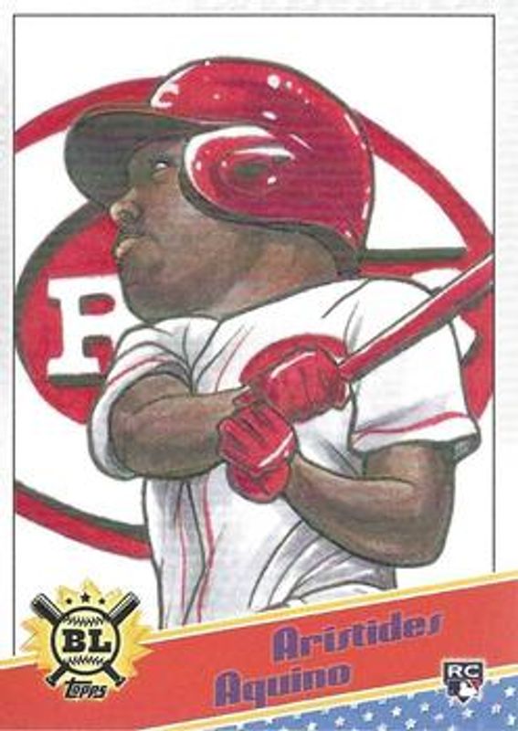 Aristides Aquino 2020 Topps Big League #SCO-AA Star Caricature - Reproductions Rookie RAW