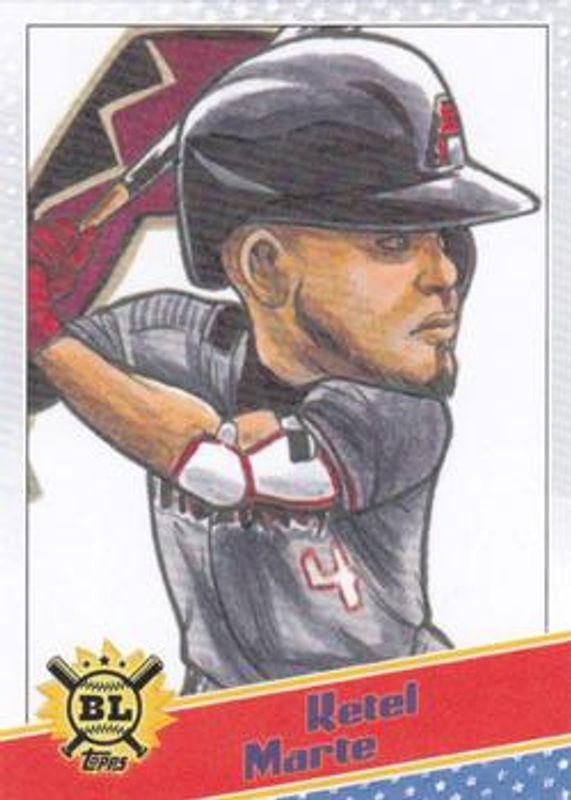 Ketel Marte 2020 Topps Big League #SCO-KM Star Caricature - Reproductions RAW
