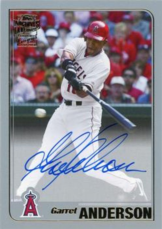 2020 Topps Archives #FFA-GA Fan Favorites Autographs - Silver /99
