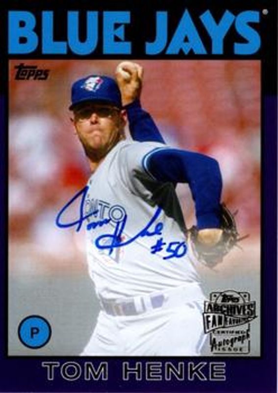 2020 Topps Archives #FFA-THE Fan Favorites Autographs - Purple /150