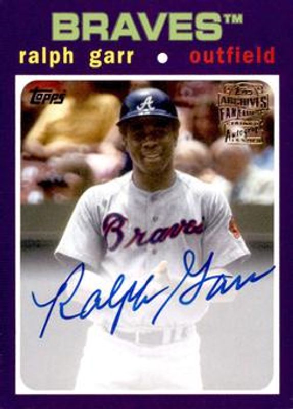 2020 Topps Archives #FFA-RG Fan Favorites Autographs - Purple /150