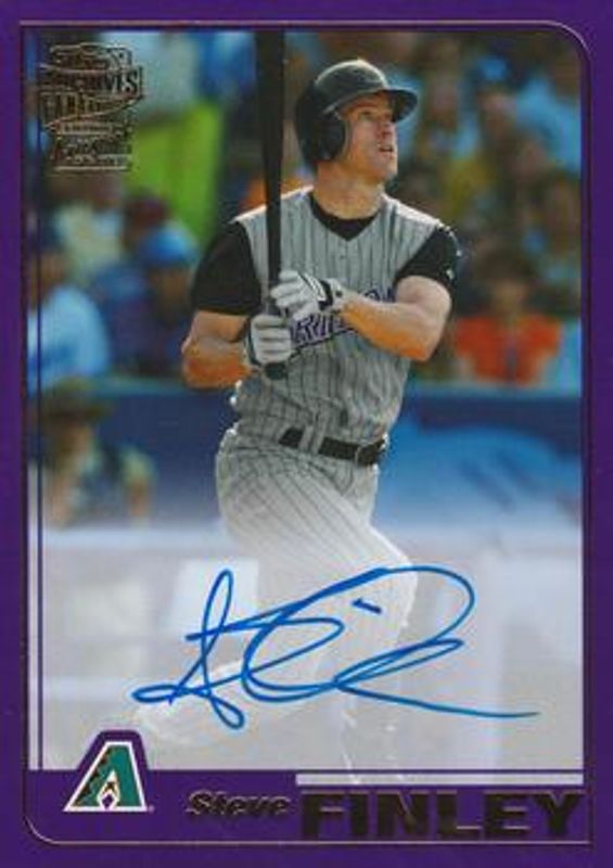 2020 Topps Archives #FFA-SF Fan Favorites Autographs - Purple /150