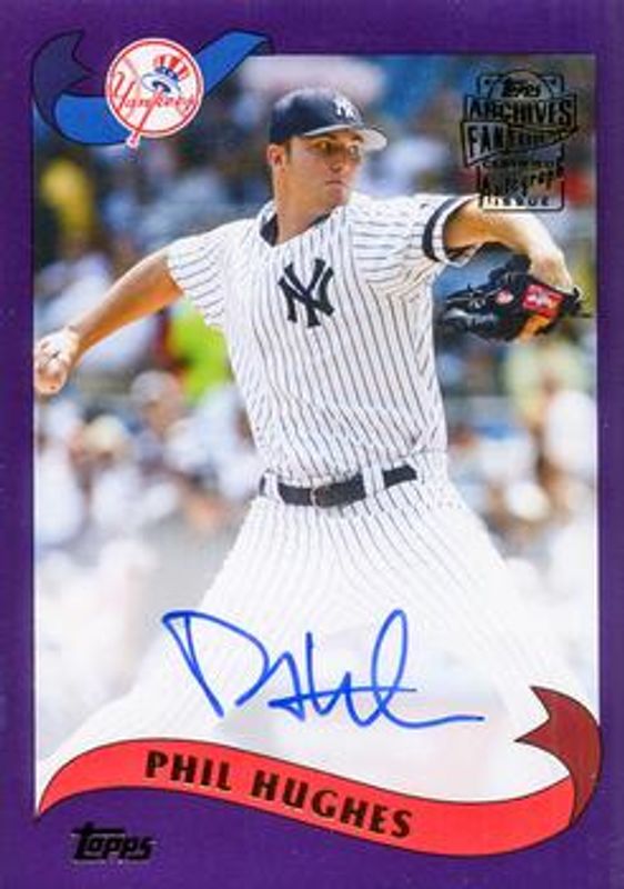 2020 Topps Archives #FFA-PH Fan Favorites Autographs - Purple /150