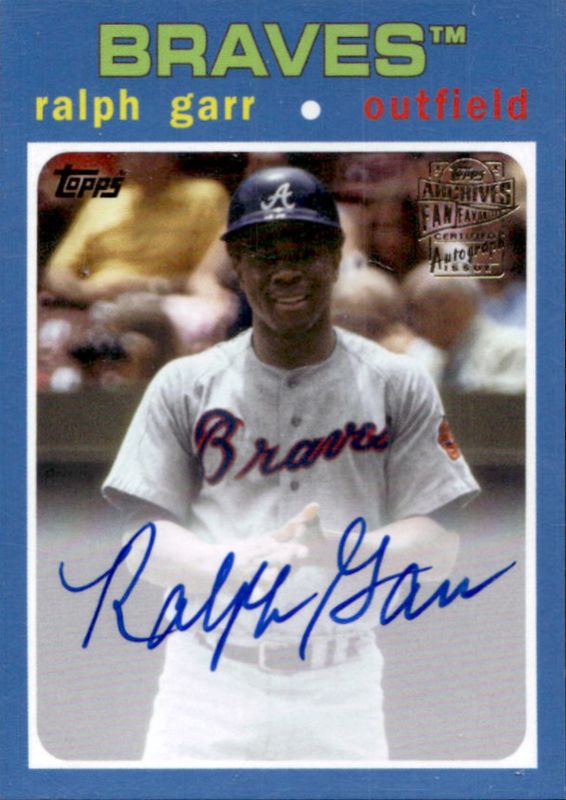 2020 Topps Archives #FFA-RG Fan Favorites Autographs - Blue /25