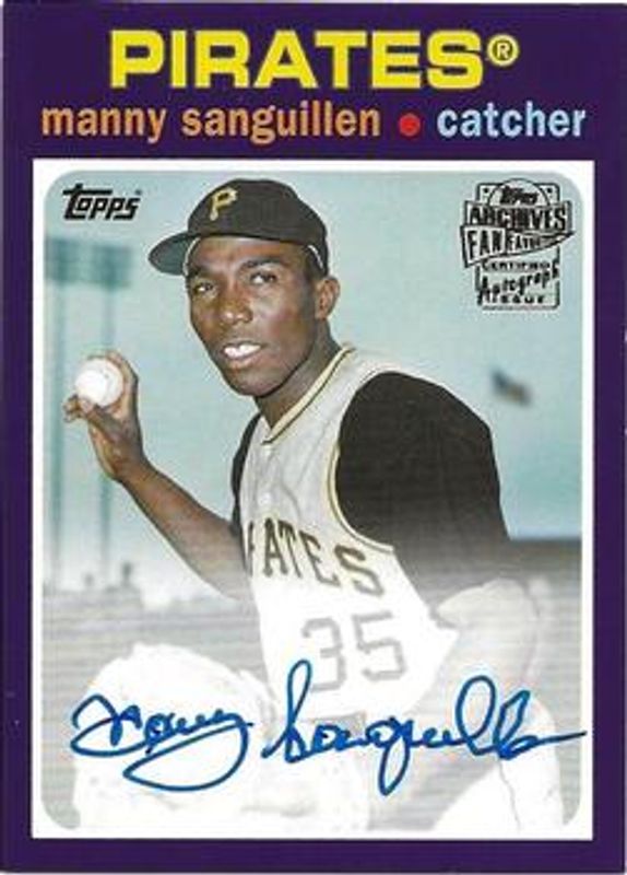 2020 Topps Archives #FFA-MS Fan Favorites Autographs - Purple /150