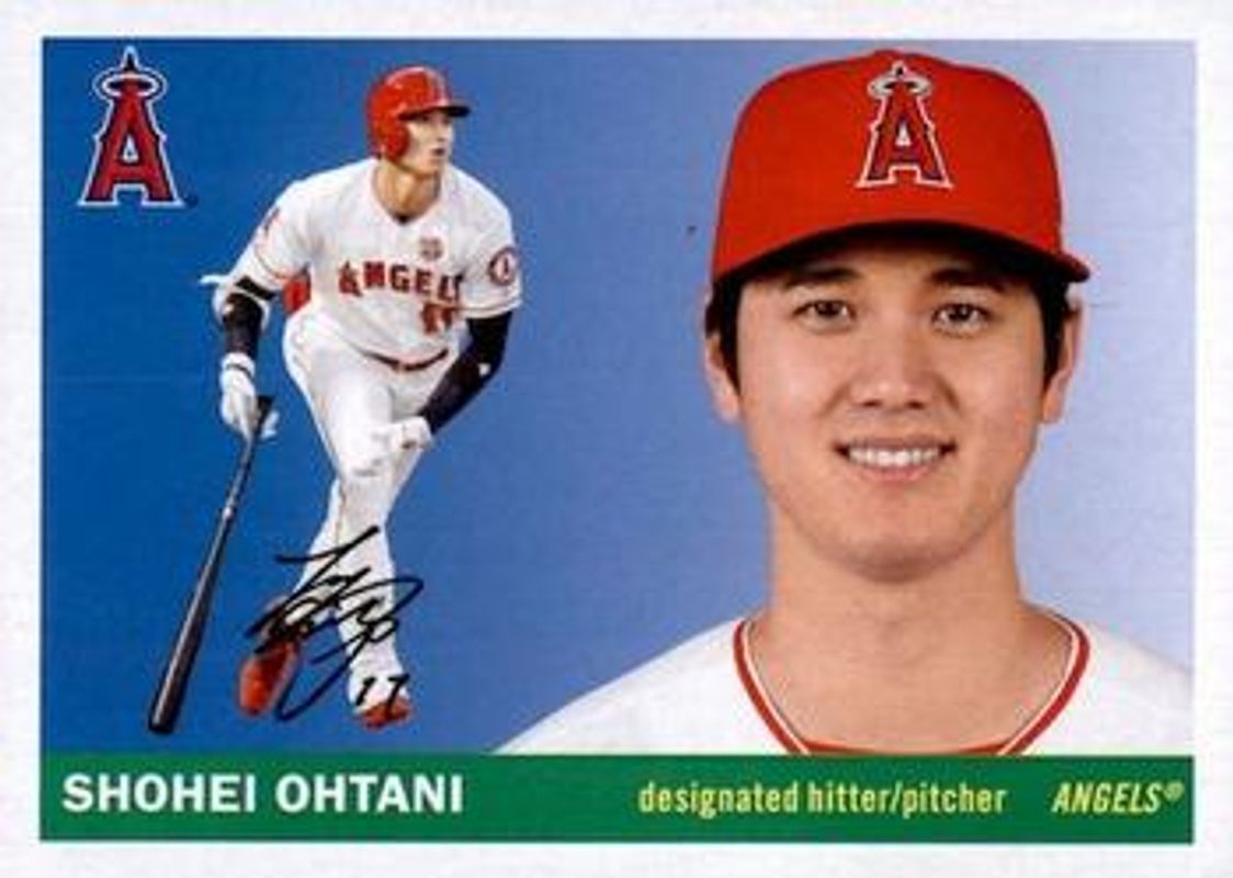 Shohei Ohtani 2020 Topps Archives #7 Base RAW