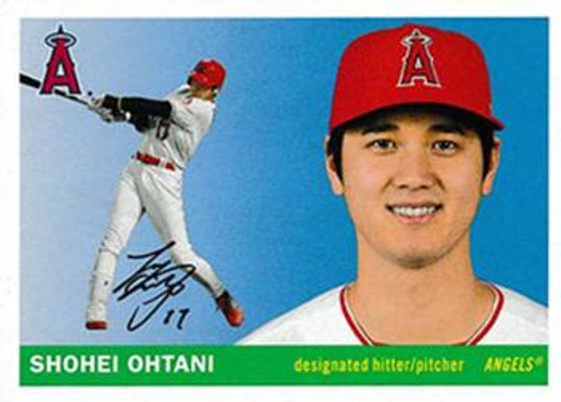 Shohei Ohtani 2020 Topps Archives #7b Base RAW