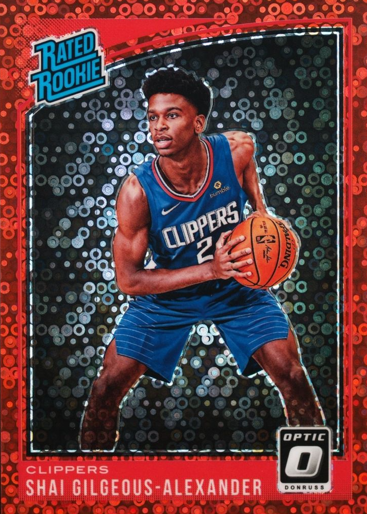 Shai Gilgeous-Alexander 2018 Optic #162 Fast Break Red /85 Price