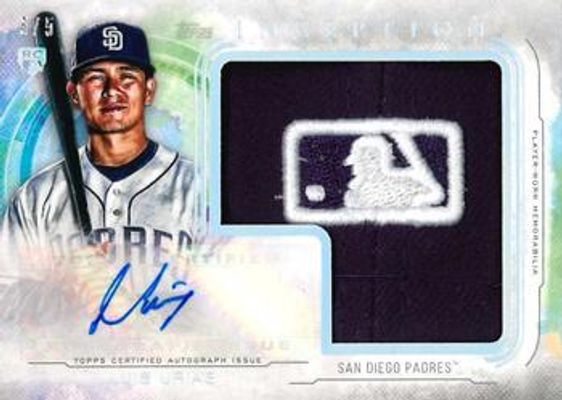 2019 Topps Inception #IAH-LU Autographs Jumbo Hat Patch - MLB Logo /5
