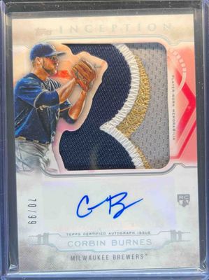 2019 Topps Inception #IAJ-CB Autographs Jumbo Patch /125