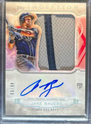 2019 Topps Inception #IAJ-JB Autographs Jumbo Patch /125