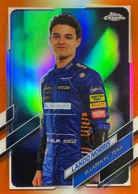 2021 Topps Chrome Formula 1 #6 Orange Refractor /25