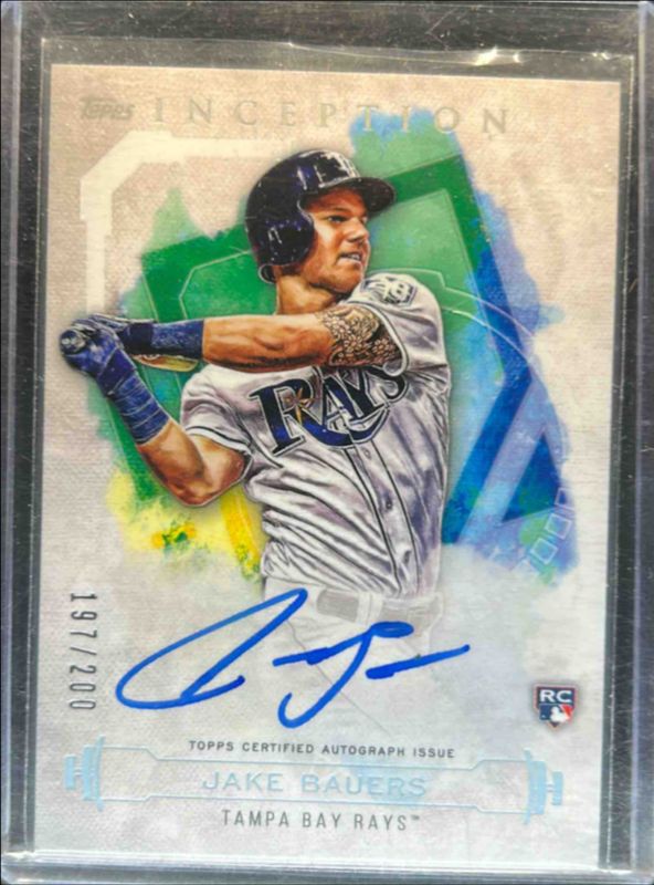 Jake Bauers 2019 Topps Inception #RES-JB Rookies & Emerging Stars Autographs /250 RAW